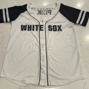 Victoria Secret Pink White Sox Jersey Size Small